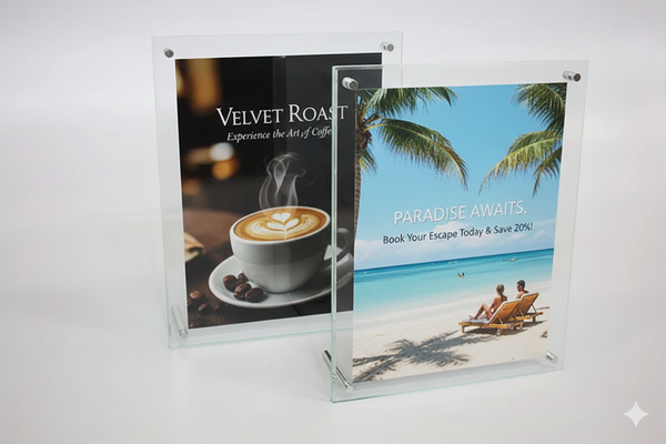 BEVEL EDGE COUNTER DISPLAY