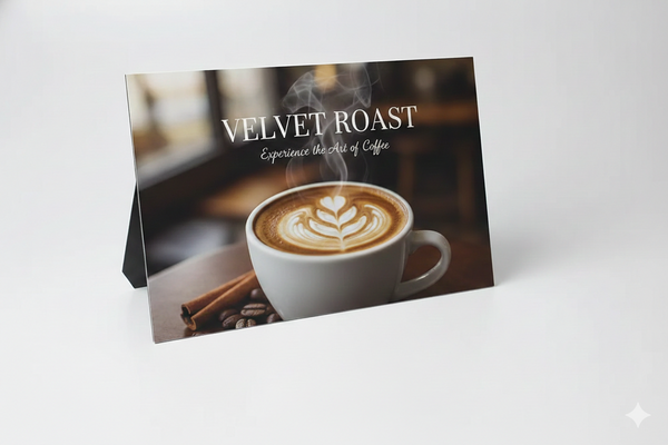 EASEL BACK COUNTER CARD