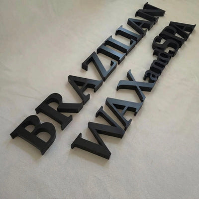 FLAT CUT ACRYLIC example